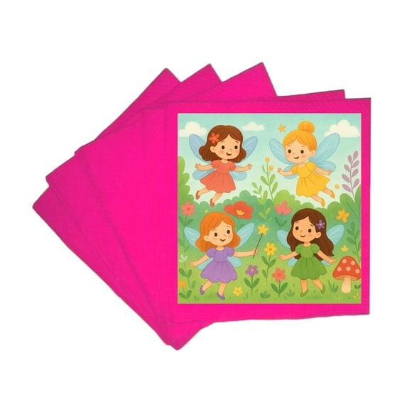 Guardanapo de Papel Personalizado Fadas