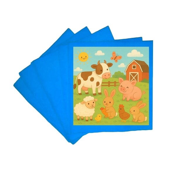 Guardanapo de Papel Personalizado Fazendinha