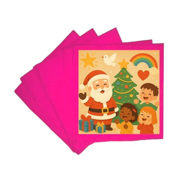 Guardanapo de Papel Personalizado Feliz Natal