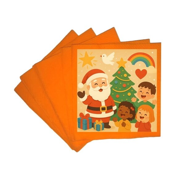 Guardanapo de Papel Personalizado Feliz Natal