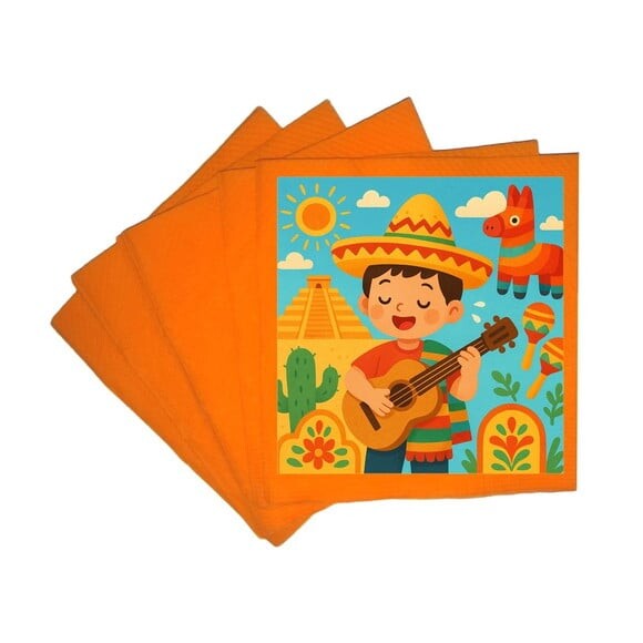 Guardanapo de Papel Personalizado Festa Mexicana