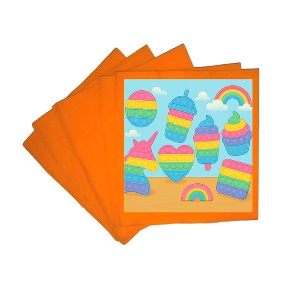 Guardanapo de Papel Personalizado Fidget Toys
