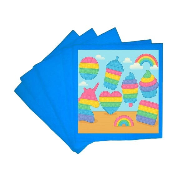 Guardanapo de Papel Personalizado Fidget Toys