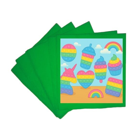 Guardanapo de Papel Personalizado Fidget Toys