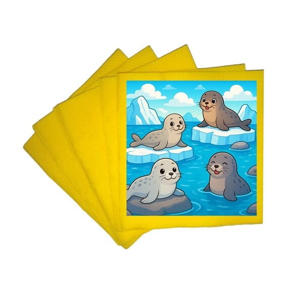 Guardanapo de Papel Personalizado Focas