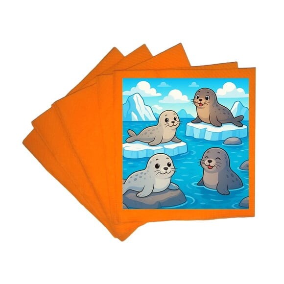 Guardanapo de Papel Personalizado Focas