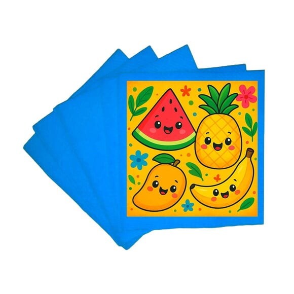 Guardanapo de Papel Personalizado Frutas Tropicais