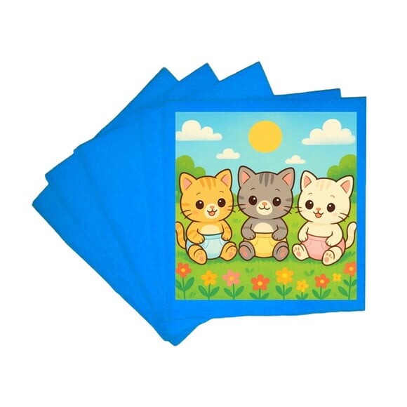Guardanapo de Papel Personalizado Gatinhos Baby