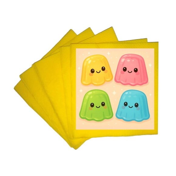 Guardanapo de Papel Personalizado Gelatinas