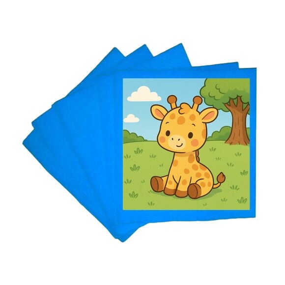 Guardanapo de Papel Personalizado Girafinha Baby