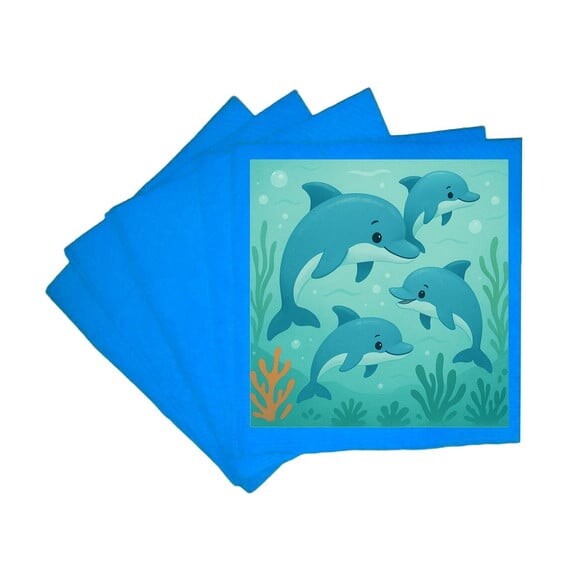 Guardanapo de Papel Personalizado Golfinhos