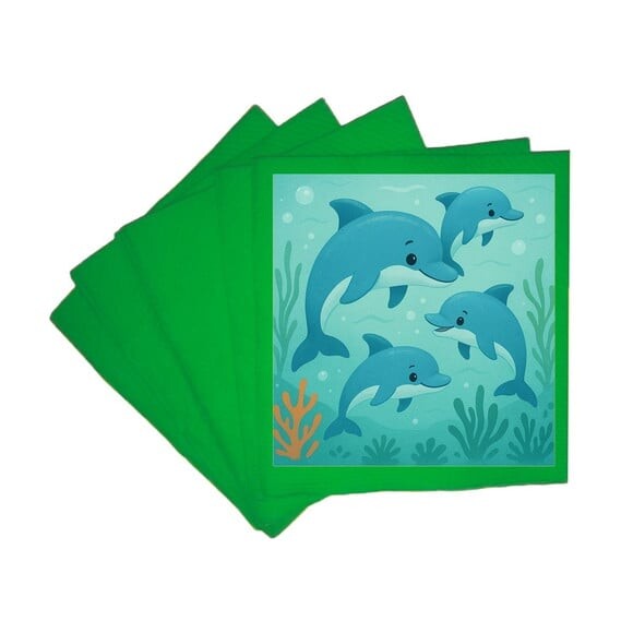 Guardanapo de Papel Personalizado Golfinhos