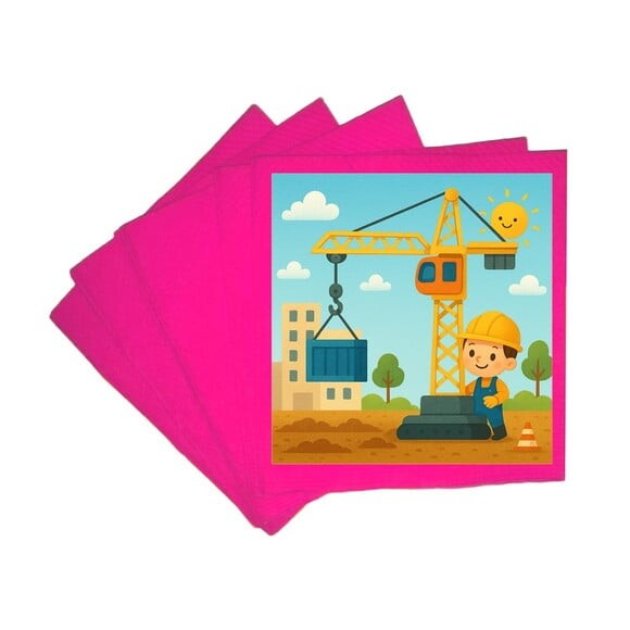 Guardanapo de Papel Personalizado Grua