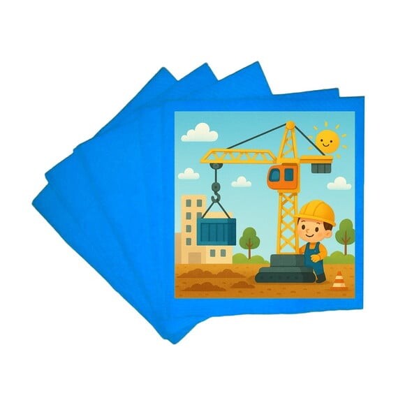 Guardanapo de Papel Personalizado Grua