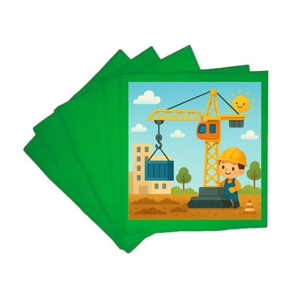 Guardanapo de Papel Personalizado Grua