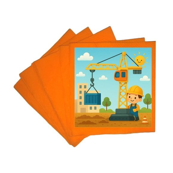 Guardanapo de Papel Personalizado Grua