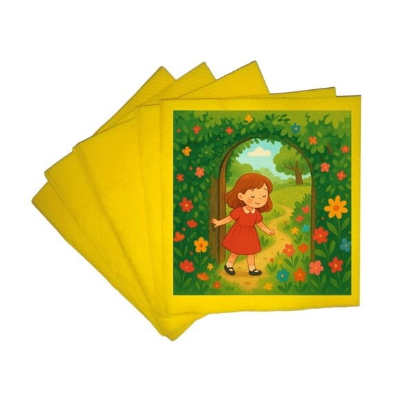 Guardanapo de Papel Personalizado Jardim Secreto