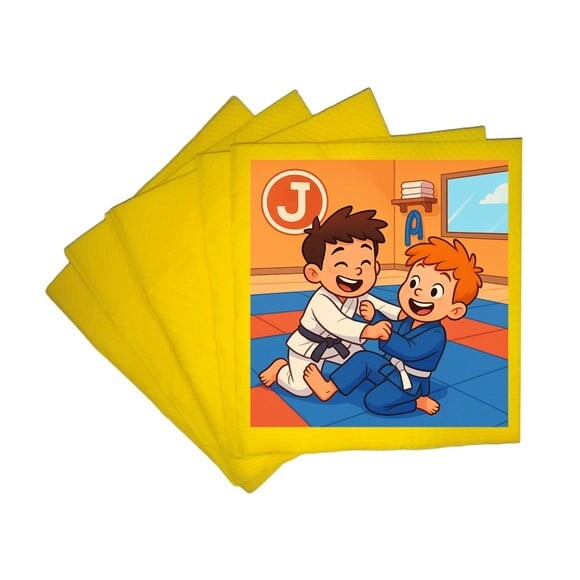 Guardanapo de Papel Personalizado Jiu-jítsu