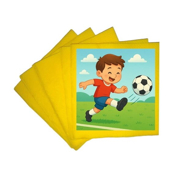 Guardanapo de Papel Personalizado Jogador de Futebol