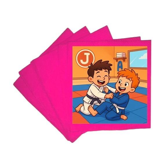 Guardanapo de Papel Personalizado Jiu-jítsu