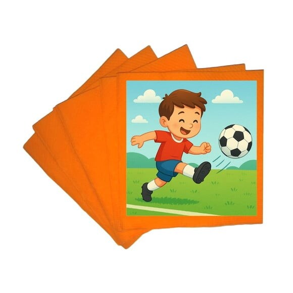 Guardanapo de Papel Personalizado Jogador de Futebol