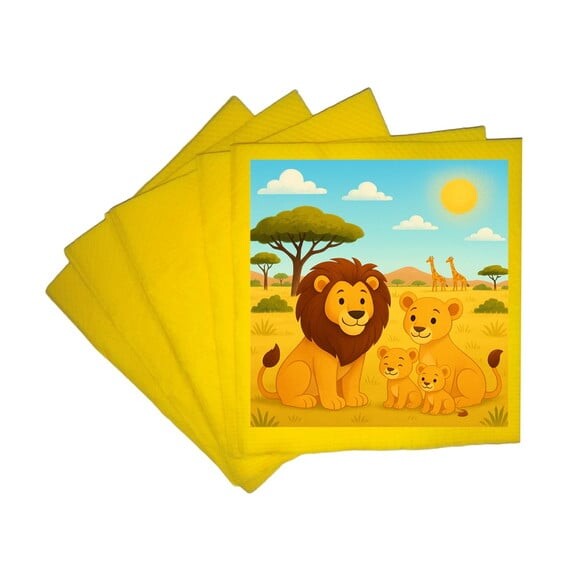 Guardanapo de Papel Personalizado Leões