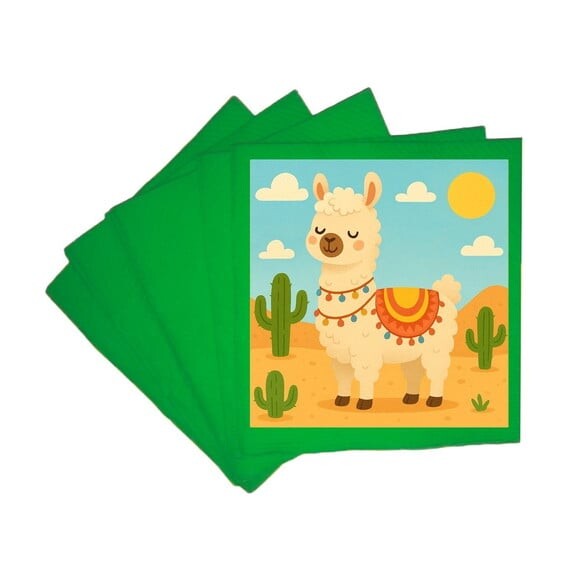 Guardanapo de Papel Personalizado Lhama