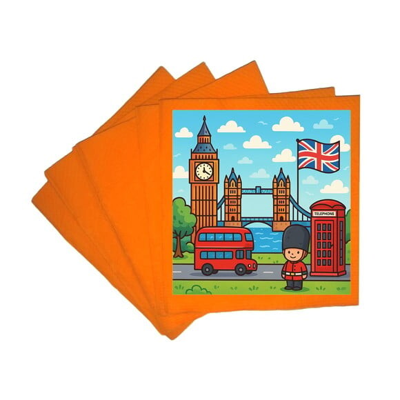 Guardanapo de Papel Personalizado Londres