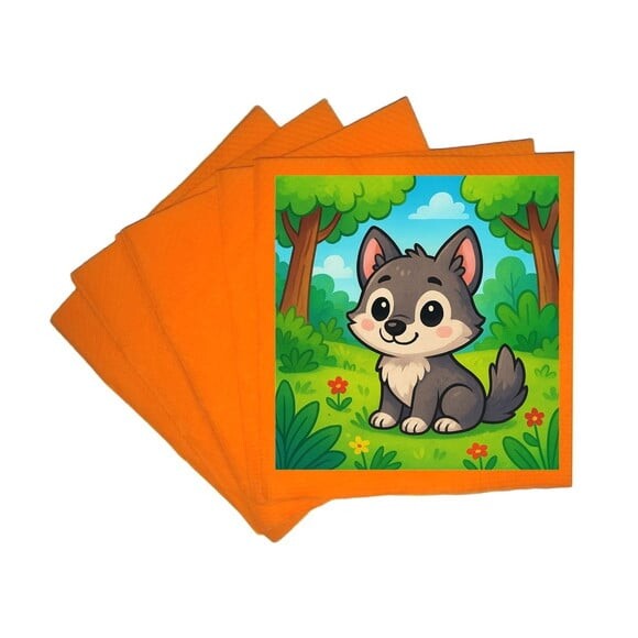 Guardanapo de Papel Personalizado Lobinho