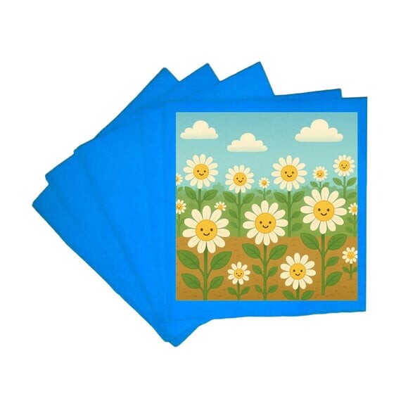 Guardanapo de Papel Personalizado Margaridas