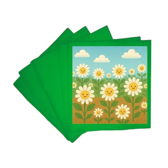 Guardanapo de Papel Personalizado Margaridas