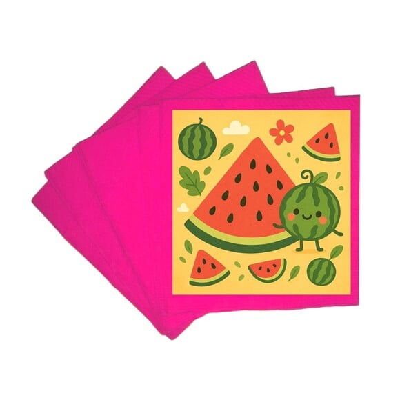 Guardanapo de Papel Personalizado Melancia