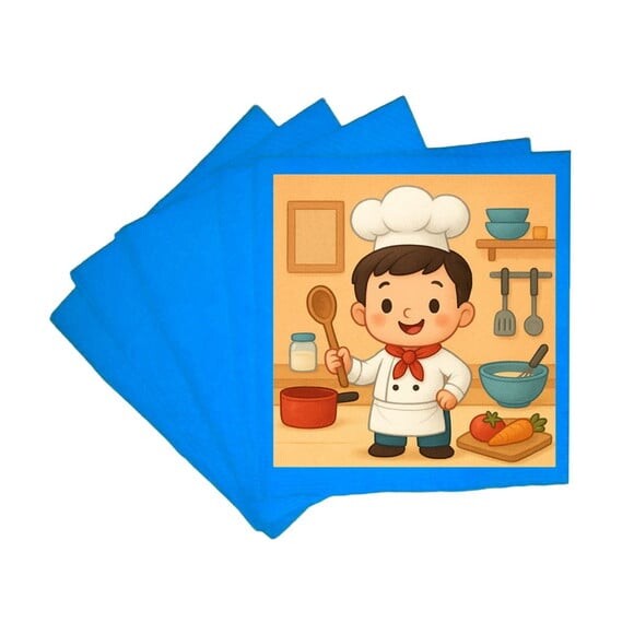 Guardanapo de Papel Personalizado Mini Chefe Menino