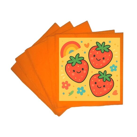 Guardanapo de Papel Personalizado Moaranguinhos Fofos