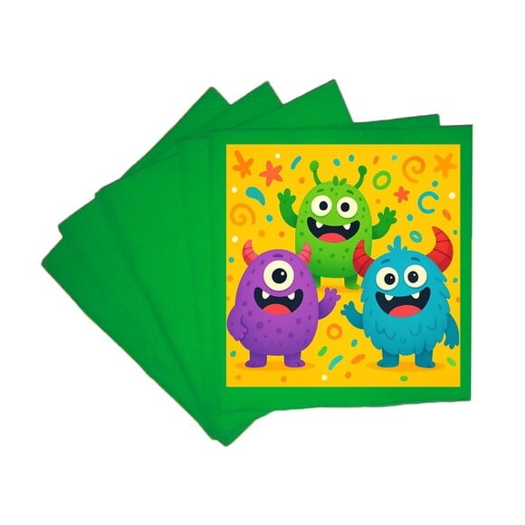 Guardanapo de Papel Personalizado Monstrinhos