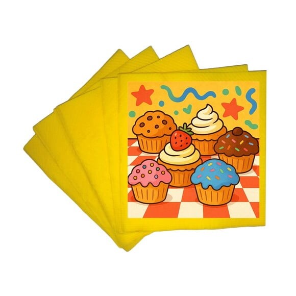 Guardanapo de Papel Personalizado Muffins