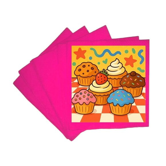 Guardanapo de Papel Personalizado Muffins