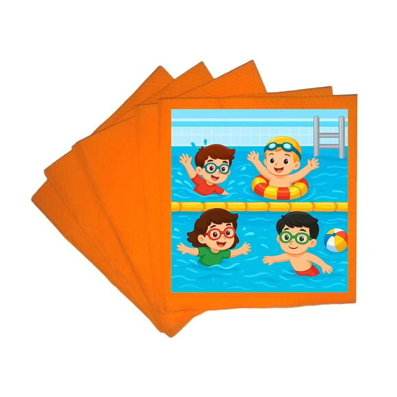 Guardanapo de Papel Personalizado Natação
