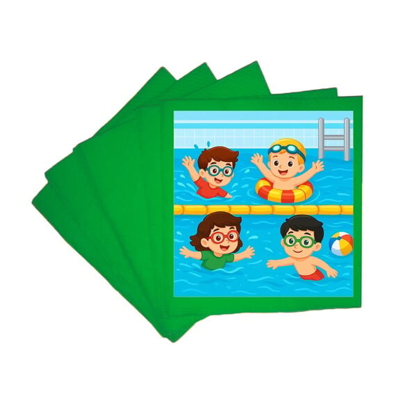 Guardanapo de Papel Personalizado Natação