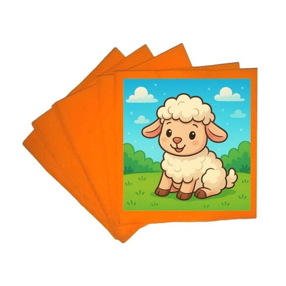 Guardanapo de Papel Personalizado Ovelhinha