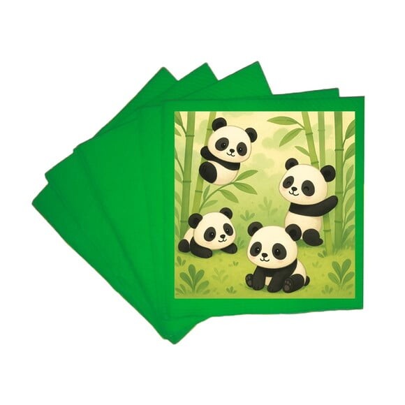 Guardanapo de Papel Personalizado Pandinhas