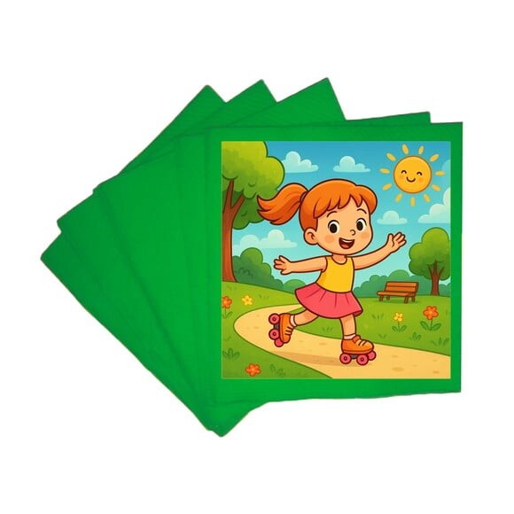 Guardanapo de Papel Personalizado Patins