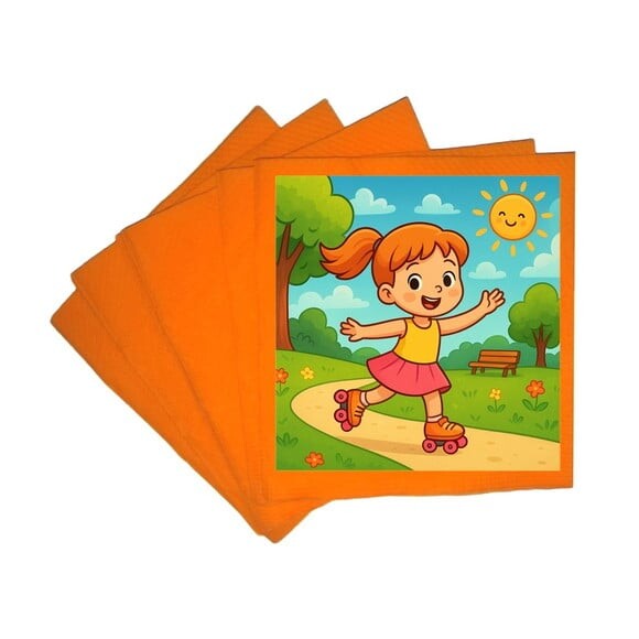 Guardanapo de Papel Personalizado Patins