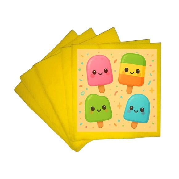 Guardanapo de Papel Personalizado Picolés