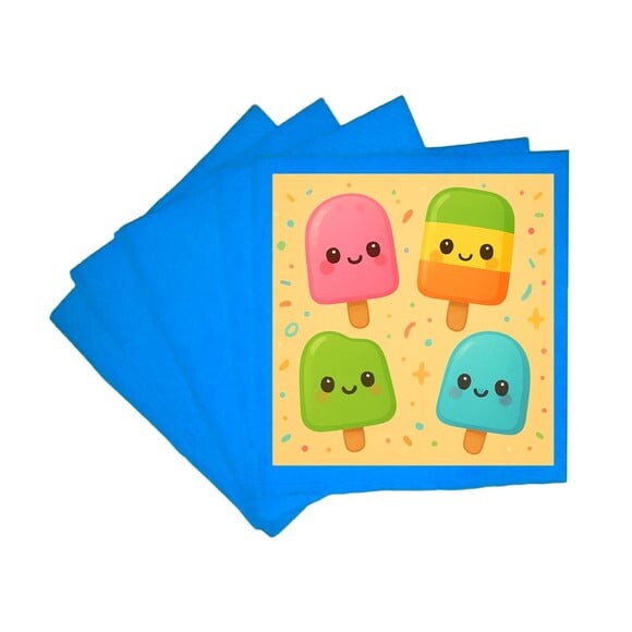 Guardanapo de Papel Personalizado Picolés