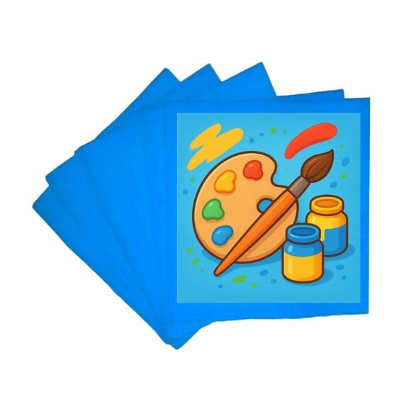 Guardanapo de Papel Personalizado Pintura e Tintas