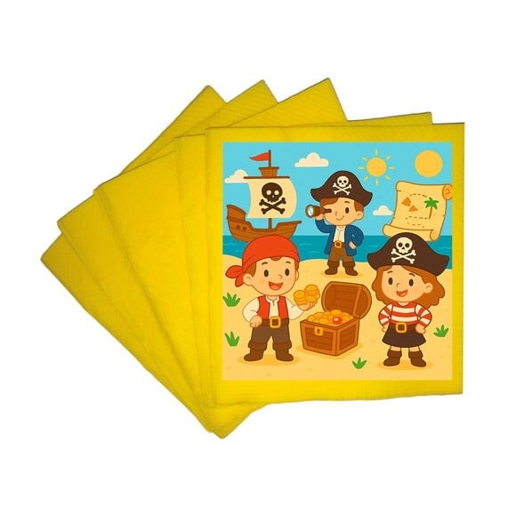 Guardanapo de Papel Personalizado Piratas