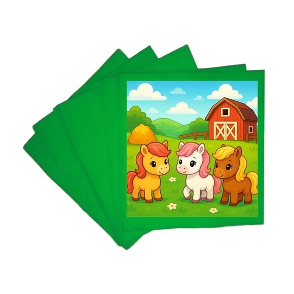 Guardanapo de Papel Personalizado Pôneis