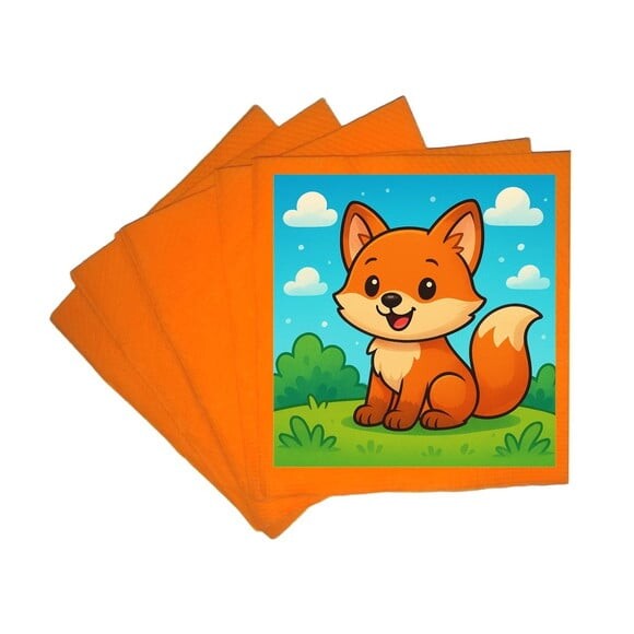 Guardanapo de Papel Personalizado Raposinha