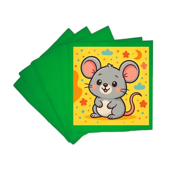 Guardanapo de Papel Personalizado Ratinho Fofo